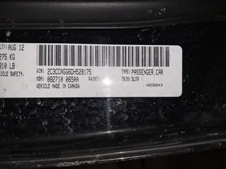 2013 Chrysler 300 with VIN 2C3CCAGG6DH528175, listed as a IAAI auction lot 41752808 with 205,794 mi miles. Bid and sale history available at carsss.com. Image 9.