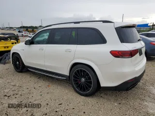 2021 Mercedes-Benz GLS 63 AMG with VIN 4JGFF8KE7MA324400, listed as a Copart auction lot 68490884 with 13,706 mi miles and Salvage Title. Bid and sale history available at DreamBid. Image 2.