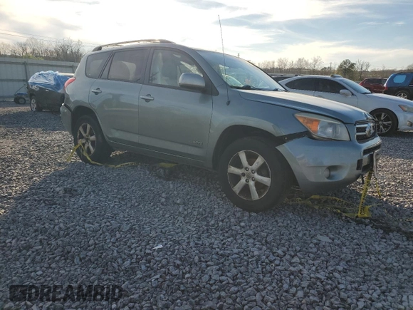 2008 Toyota RAV4 Ltd with VIN JTMZK31V385020920, listed as a Copart auction lot 49697395 with 184,545 mi miles and Salvage Title. Bid and sale history available at carsss.com. Image 4.