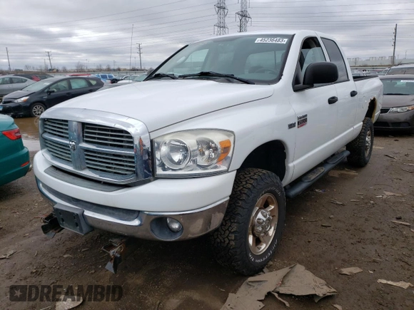 2009 Dodge Ram 2500 SLT with VIN 3D7KS28T49G507382, listed as a Copart auction lot 45236483 with 157,245 mi miles and Non Repairable. Bid and sale history available at carsss.com. Image 1.