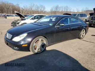 2007 Mercedes-Benz CLS-Class 5.5L with VIN WDDDJ72XX7A087806, listed as a Copart auction lot 44572465 with 168,718 mi miles and Salvage Title. Bid and sale history available at carsss.com. Image 1.