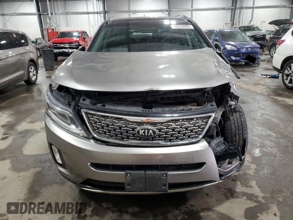2014 Kia Sorento SX with VIN 5XYKWDA78EG477870, listed as a Copart auction lot 48253995 with 141,640 mi miles and Salvage Title. Bid and sale history available at carsss.com. Image 5.