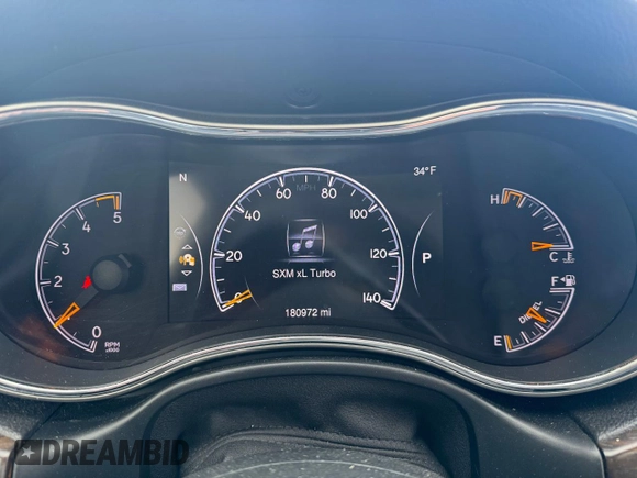 2014 Jeep Grand Cherokee Limited with VIN 1C4RJFBM2EC315721, listed as a Copart auction lot 44842505 with 180,972 mi miles and Clean title. Bid and sale history available at DreamBid. Image 8.