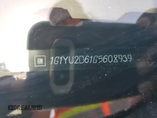 2016 Chevrolet Corvette Z06 3LZ z VIN 1G1YU2D61G5608939, wystawiony jako Copart lot #57044795 z przebiegiem Nie podano mil oraz Szkoda całkowita • Salvage title. Historia ofert i sprzedaży dostępna na DreamBid. Obrazek 12.