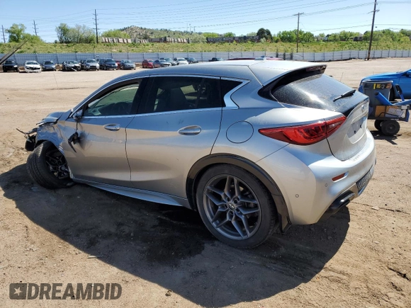 2017 Infiniti QX30 Sport with VIN SJKCH5CP4HA019827, listed as a Copart auction lot 57506415 with Not provided miles and Salvage title. Bid and sale history available at DreamBid. Image 2.
