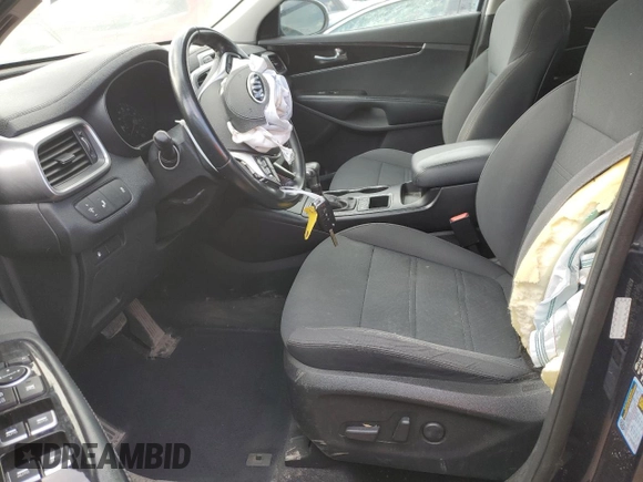 2019 Kia Sorento LX with VIN 5XYPGDA32KG597742, listed as a Copart auction lot 48980545 with 98,618 mi miles and Salvage Title. Bid and sale history available at carsss.com. Image 7.