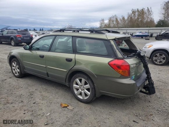 2006 Subaru Legacy Wagon Outback 2.5i with VIN 4S4BP61C667321357, listed as a Copart auction lot 76041864 with 105,449 mi miles and Salvage Title. Bid and sale history available at carsss.com. Image 2.