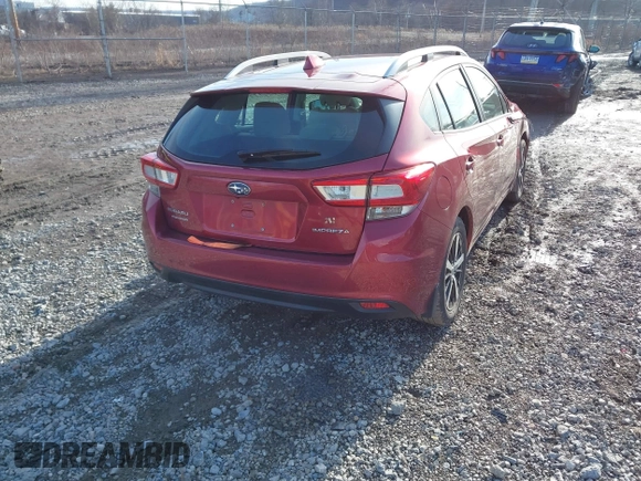 2019 Subaru Impreza Premium with VIN 4S3GTAD62K3714059, listed as a IAAI auction lot 41395396 with 51,199 mi miles. Bid and sale history available at carsss.com. Image 4.