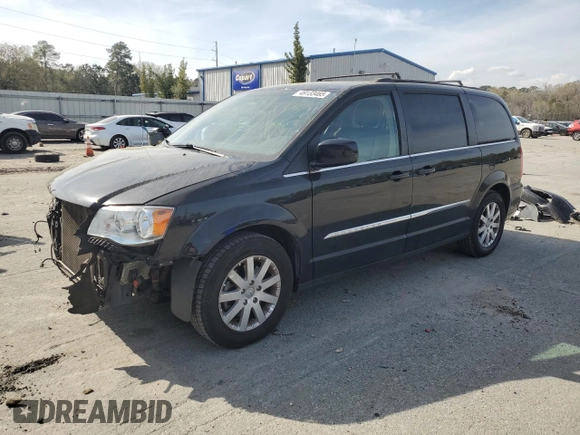 2016 Chrysler Town & Country Touring with VIN 2C4RC1BG8GR284170, listed as a Copart auction lot 49133465 with 135,478 mi miles and Salvage Title. Bid and sale history available at carsss.com. Image 1.
