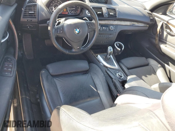 2011 BMW 1 Series 135i with VIN WBAUN7C55BVM24523, listed as a Copart auction lot 81636844 with 79,836 mi miles and Salvage Title. Bid and sale history available at DreamBid. Image 8.