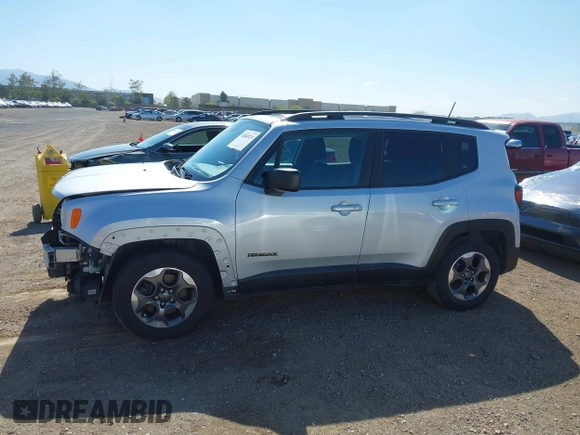 2017 Jeep Renegade Sport with VIN ZACCJAAB0HPF09057, listed as a IAAI auction lot 42141479 with 104,228 mi miles and . Bid and sale history available at DreamBid. Image 15.