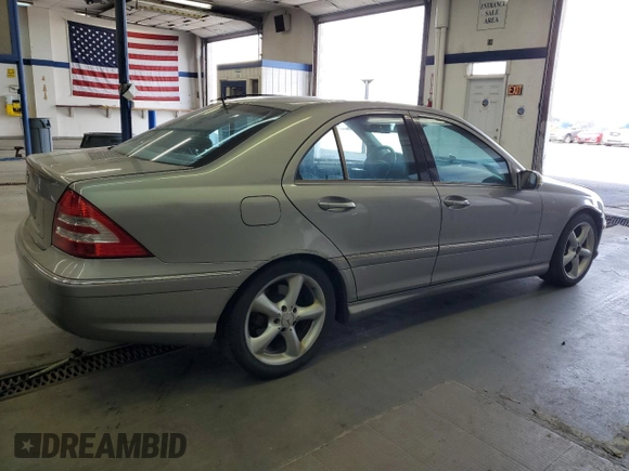 2006 Mercedes-Benz C 230 Sport with VIN WDBRF52HX6F824940, listed as a Copart auction lot 54269665 with 162,495 mi miles and Salvage Title. Bid and sale history available at carsss.com. Image 3.