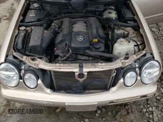 2001 Mercedes-Benz E-Class with VIN WDBJF65J01B389296, listed as a Copart auction lot 71933404 with 124,392 mi miles and Salvage Title. Bid and sale history available at carsss.com. Image 11.