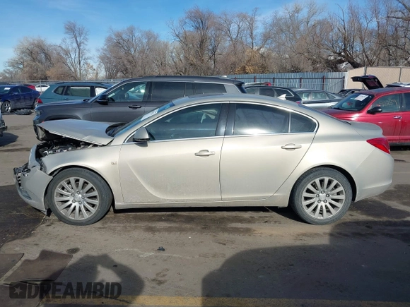 2011 Buick Regal with VIN 2G4GW5EV1B9189809, listed as a IAAI auction lot 41403746 with 48,743 mi miles and . Bid and sale history available at DreamBid. Image 14.
