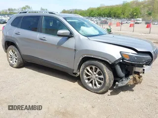 2019 Jeep Cherokee Latitude with VIN 1C4PJLCX6KD341050, listed as a IAAI auction lot 42217186 with 141,741 mi miles and . Bid and sale history available at DreamBid. Image 1.