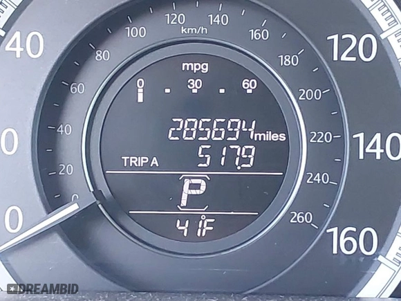 2015 Honda Accord Sedan EX-L with VIN 1HGCR2F85FA194363, listed as a IAAI auction lot 41371280 with 285,694 mi miles. Bid and sale history available at carsss.com. Image 15.