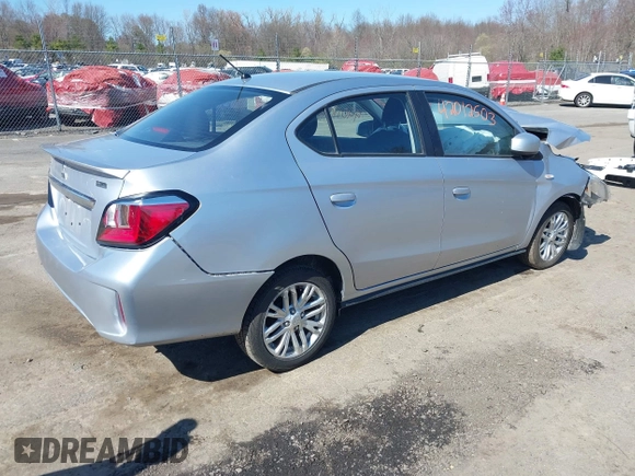 2022 Mitsubishi Mirage ES с VIN ML32FUFJ7NHF03957, выставлен на аукционе IAAI как лот 42012503 с пробегом 45 019 миль миль и . История ставок и продаж доступна на DreamBid. Изображение 4.
