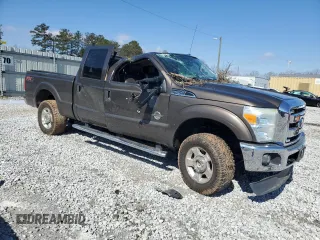 2016 Ford Super Duty F-250 SRW Lariat with VIN 1FT7W2BT1GEB29233, listed as a Copart auction lot 46093255 with 248,412 mi miles and Salvage Title. Bid and sale history available at carsss.com. Image 4.