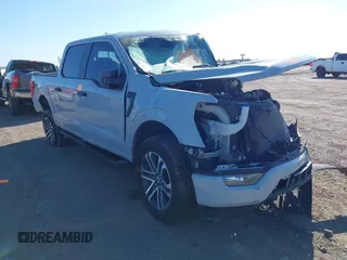 2023 Ford F-150 XL with VIN 1FTEW1EP4PKG20655, listed as a IAAI auction lot 41203890 with 1 mi miles. Bid and sale history available at carsss.com. Image 1.