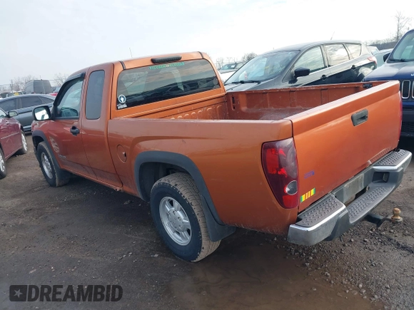 2005 GMC Canyon SLE Z85 with VIN 1GTCS196858102742, listed as a IAAI auction lot 41714279 with 166,436 mi miles. Bid and sale history available at carsss.com. Image 3.
