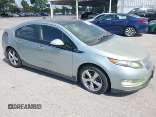 2012 Chevrolet Volt with VIN 1G1RA6E42CU101484, listed as a IAAI auction lot 42108369 with Not Provided miles and . Bid and sale history available at carsss.com. Image 1.