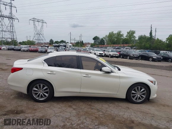 2017 Infiniti Q50 Premium z VIN JN1EV7AR5HM836200, wystawiony jako IAAI lot #42352743 z przebiegiem 127 105 mil mil oraz . Historia ofert i sprzedaży dostępna na DreamBid. Obrazek 14.