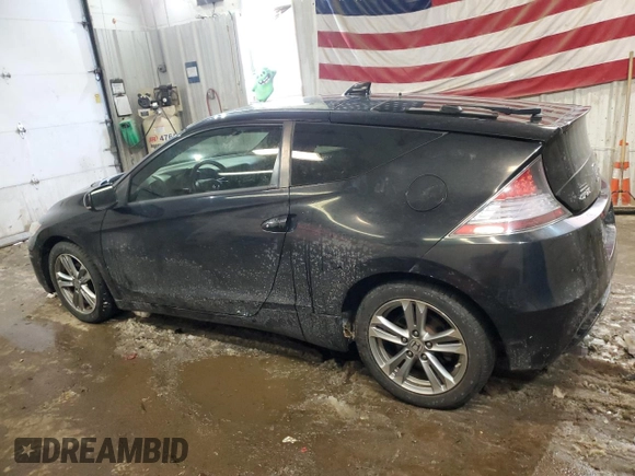 2013 Honda CR-Z EX with VIN JHMZF1C60DS002674, listed as a Copart auction lot 46168235 with 83,253 mi miles and Salvage Title. Bid and sale history available at carsss.com. Image 2.