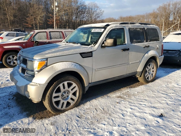 2008 Dodge Nitro SLT with VIN 1D8GU58K68W211350, listed as a Copart auction lot 86813294 with 0 mi miles and Salvage Title. Bid and sale history available at carsss.com. Image 1.