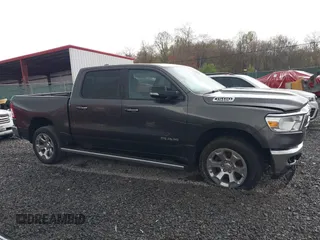 2020 Ram 1500 Big Horn with VIN 1C6SRFFT6LN167917, listed as a IAAI auction lot 42126537 with 56,839 mi miles and . Bid and sale history available at DreamBid. Image 13.