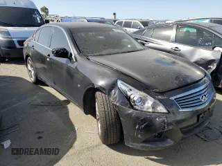 2015 Infiniti Q40 with VIN JN1CV6AP3FM501952, listed as a Copart auction lot 46221694 with 82,247 mi miles and Salvage Title. Bid and sale history available at carsss.com. Image 4.