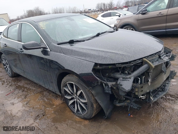 2020 Chevrolet Malibu RS with VIN 1G1ZG5ST1LF078367, listed as a IAAI auction lot 41707370 with 57,759 mi miles. Bid and sale history available at carsss.com. Image 1.