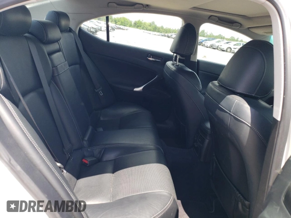 2011 Lexus IS 250 with VIN JTHCF5C24B5050197, listed as a Copart auction lot 60428695 with 180,735 mi miles and Clean title. Bid and sale history available at DreamBid. Image 10.