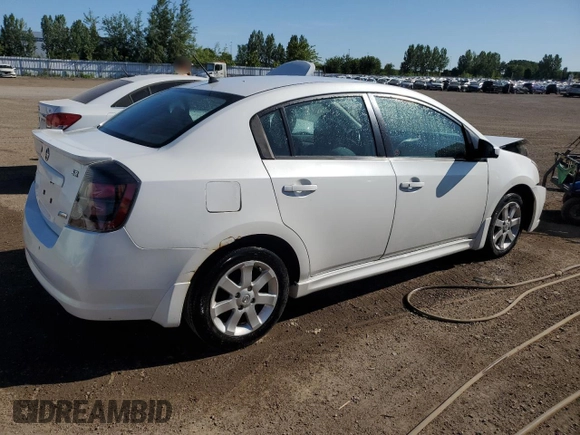 2012 Nissan Sentra S with VIN 3N1AB6AP6CL705277, listed as a Copart auction lot 61905065 with 243,683 mi miles and Salvage title. Bid and sale history available at DreamBid. Image 3.