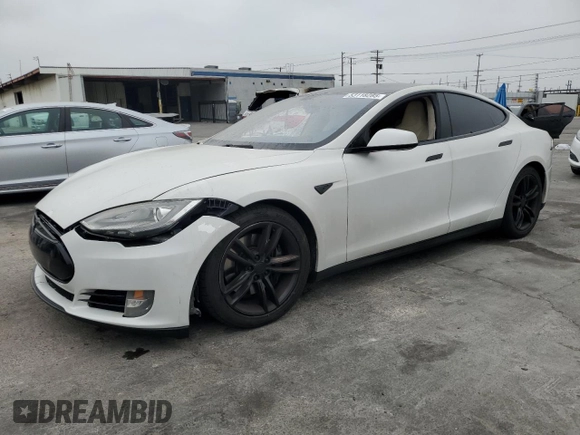 2013 Tesla Model S with VIN 5YJSA1DN4DFP13718, listed as a Copart auction lot 53118285 with Not Provided miles and Salvage Title. Bid and sale history available at carsss.com. Image 1.