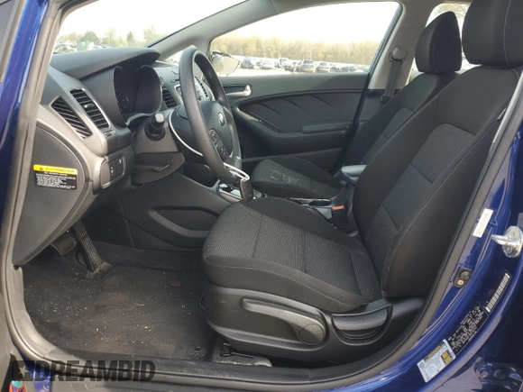 2017 Kia Forte LX with VIN 3KPFK4A73HE152252, listed as a Copart auction lot 53108165 with 96,656 mi miles and Salvage Title. Bid and sale history available at carsss.com. Image 7.