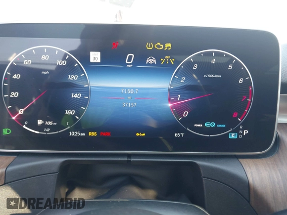 2022 Mercedes-Benz C 300 with VIN W1KAF4GB8NR047335, listed as a IAAI auction lot 41785599 with 37,157 mi miles and . Bid and sale history available at DreamBid. Image 7.