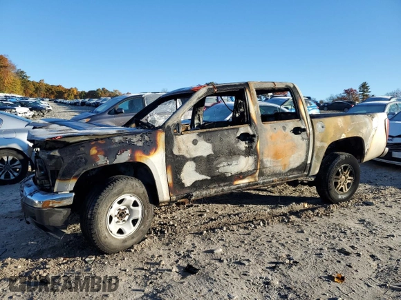 2012 GMC Canyon SLE1 with VIN 1GTH6MFE8C8106150, listed as a Copart auction lot 76015914 with 0 mi miles and Non Repairable. Bid and sale history available at carsss.com. Image 1.