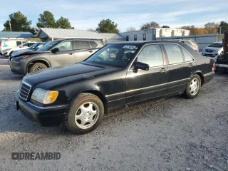 1997 Mercedes-Benz S-Class with VIN WDBGA32G4VA372092, listed as a Copart auction lot 82124664 with 0 mi miles and Salvage Title. Bid and sale history available at carsss.com. Image 1.