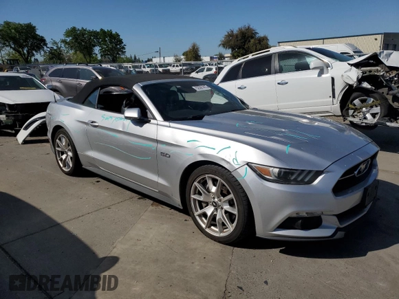 2015 Ford Mustang GT Premium with VIN 1FATP8FF4F5330308, listed as a Copart auction lot 52391415 with 75,225 mi miles and Salvage Title. Bid and sale history available at DreamBid. Image 4.