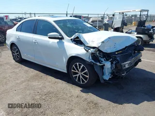 2017 Volkswagen Jetta SE with VIN 3VWDB7AJ7HM209222, listed as a IAAI auction lot 42655859 with 127,468 mi miles and . Bid and sale history available at DreamBid. Image 1.