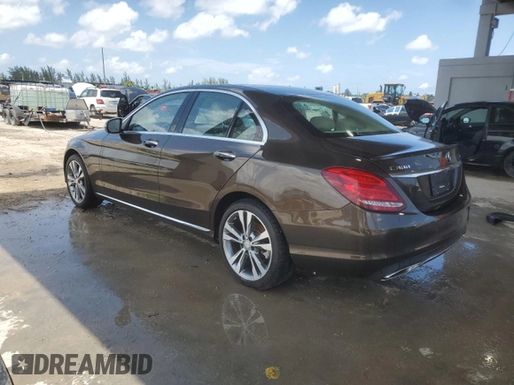 2016 Mercedes-Benz C 300 Luxury with VIN WDDWF4KBXGR139241, listed as a Copart auction lot 58782885 with Not provided miles and Salvage title. Bid and sale history available at DreamBid. Image 2.