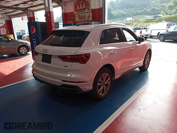2023 Audi Q3 S line Premium with VIN WA1DECF39P1106631, listed as a IAAI auction lot 42793227 with 45,625 mi miles and . Bid and sale history available at DreamBid. Image 38.