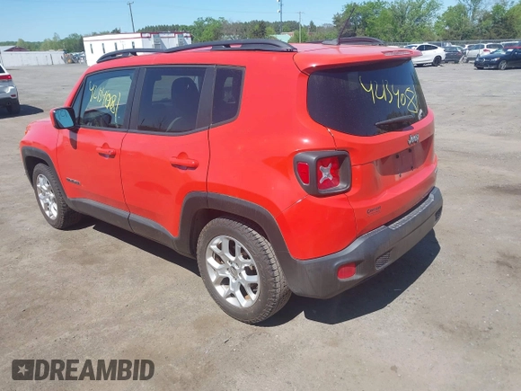 2016 Jeep Renegade Latitude with VIN ZACCJABTXGPC53077, listed as a IAAI auction lot 42134081 with 30,191 mi miles and . Bid and sale history available at carsss.com. Image 3.