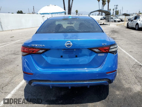 2020 Nissan Sentra SV z VIN 3N1AB8CV6LY208286, wystawiony jako Copart lot #58411735 z przebiegiem 36 808 mil mil oraz Szkoda całkowita • Salvage title. Historia ofert i sprzedaży dostępna na DreamBid. Obrazek 6.
