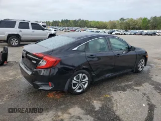 2017 Honda Civic Sedan LX with VIN 19XFC2F50HE034250, listed as a Copart auction lot 50936425 with 190,830 mi miles and Salvage Title. Bid and sale history available at carsss.com. Image 3.