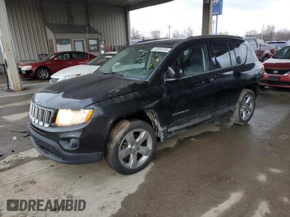 2011 Jeep Compass Limited with VIN 1J4NF5FB0BD176563, listed as a Copart auction lot 43953735 with 163,846 mi miles and Salvage Title. Bid and sale history available at carsss.com. Image 1.