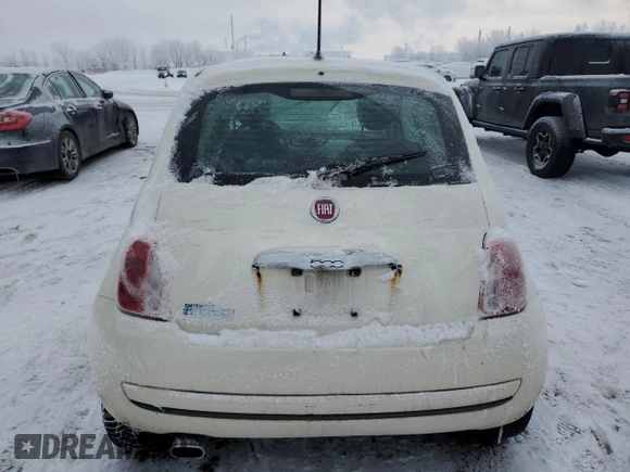 2012 FIAT 500 Pop with VIN 3C3CFFAR4CT297832, listed as a Copart auction lot 86092284 with 134,413 mi miles and Clean Title. Bid and sale history available at carsss.com. Image 6.