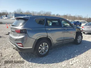 2020 Hyundai Santa Fe SEL with VIN 5NMS3CAD2LH148108, listed as a Copart auction lot 51087885 with 54,522 mi miles and Salvage Title. Bid and sale history available at carsss.com. Image 3.