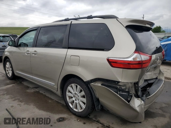 2017 Toyota Sienna XLE z VIN 5TDDZ3DC7HS166182, wystawiony jako Copart lot #61437105 z przebiegiem 101 491 mil mil oraz Szkoda całkowita • Salvage title. Historia ofert i sprzedaży dostępna na DreamBid. Obrazek 2.