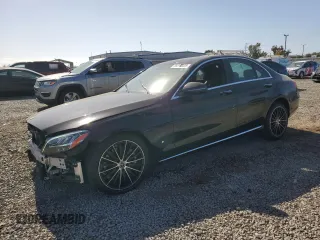 2019 Mercedes-Benz C 300 with VIN 55SWF8DB7KU319952, listed as a Copart auction lot 58344325 with 54,787 mi miles and Salvage title. Bid and sale history available at DreamBid. Image 1.